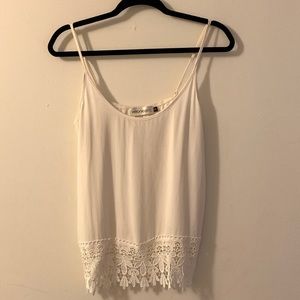 Veronica M. Tank Top With Lace Trim